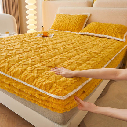 Washable Fitted Sheet Mattress Cover