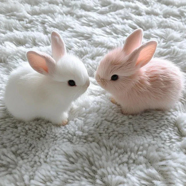 Soft Plush Bunny Slippers