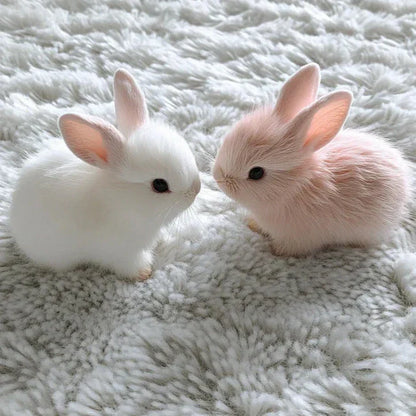 Soft Plush Bunny Slippers
