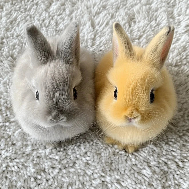 Soft Plush Bunny Slippers