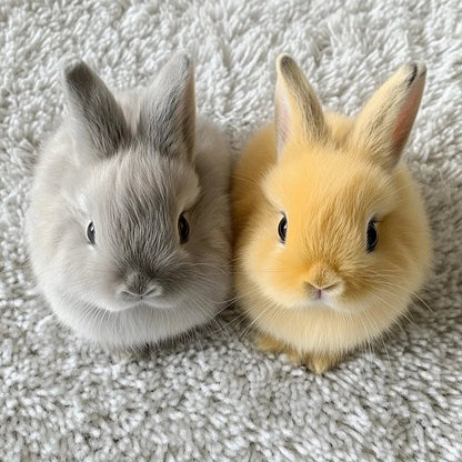 Soft Plush Bunny Slippers