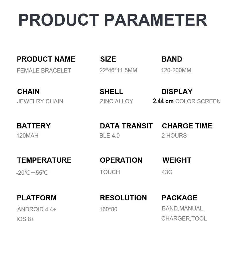 Waterproof Sports Activity Tracker Band