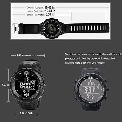Waterproof Men's Digital Sports Watch - Henry