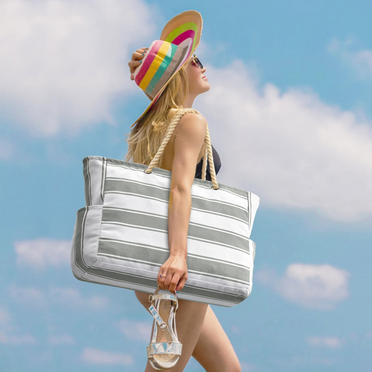 Waterproof & Sandproof Oversized Beach Tote – SandAway