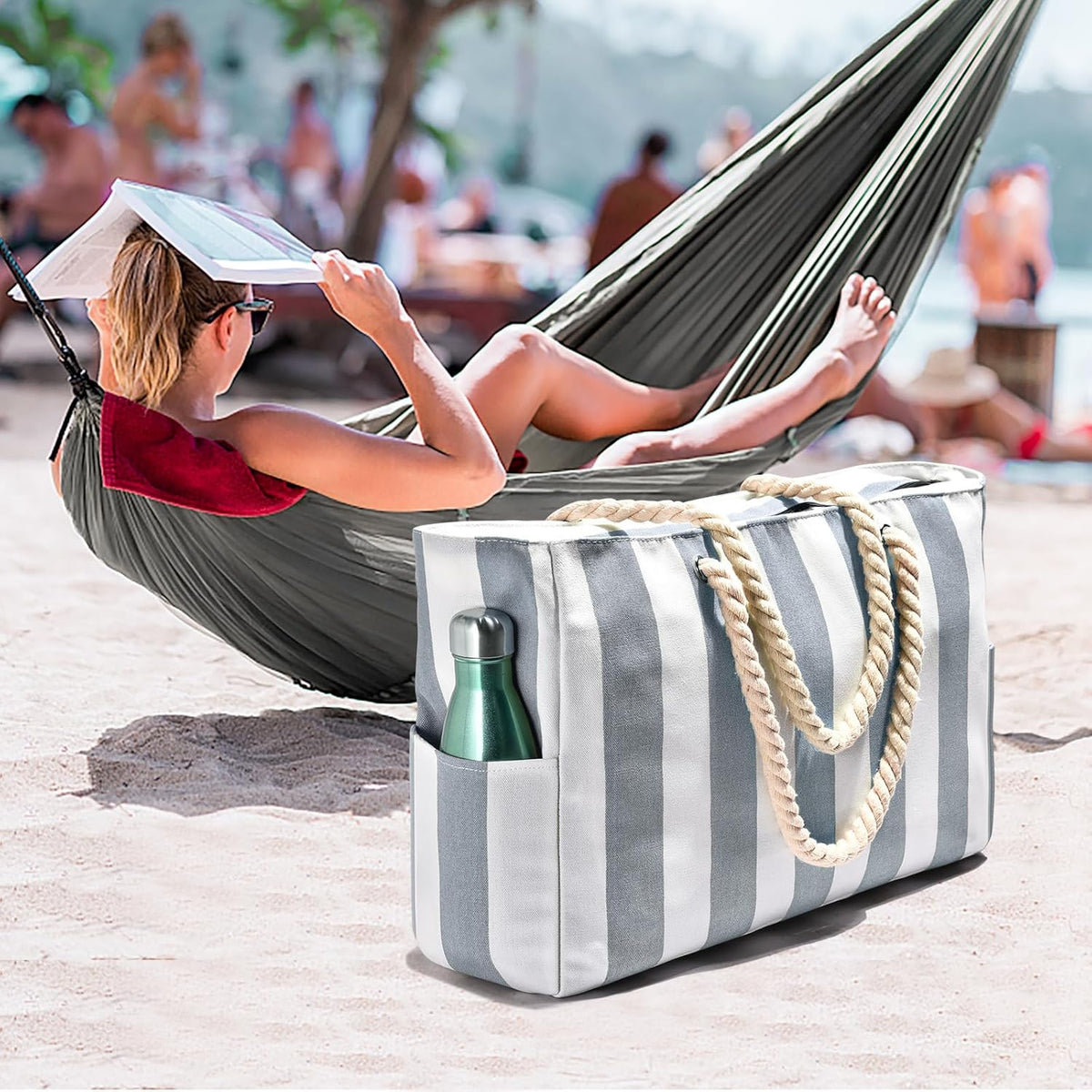 Waterproof & Sandproof Oversized Beach Tote – SandAway