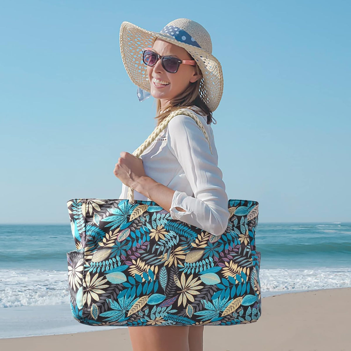 Waterproof & Sandproof Oversized Beach Tote – SandAway