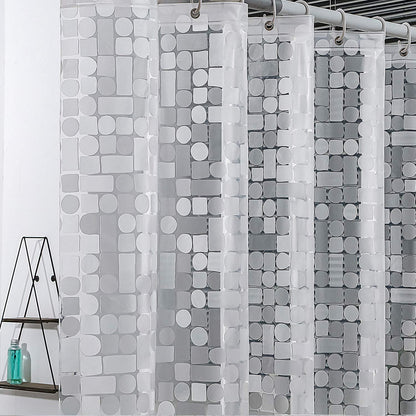 Waterproof Textured Shower Curtain