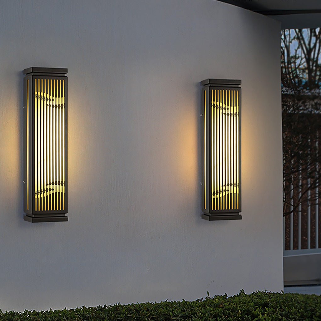 Outdoor Solar Wall Light Waterproof Garden Lamp