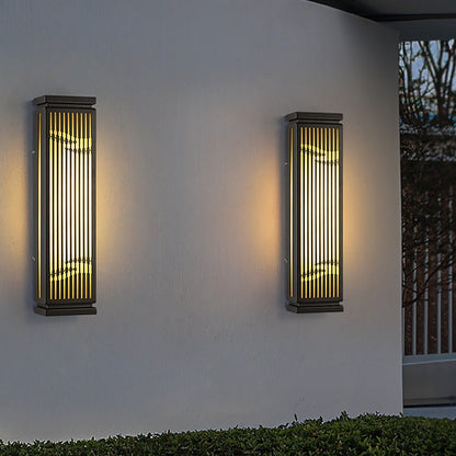Outdoor Solar Wall Light Waterproof Garden Lamp