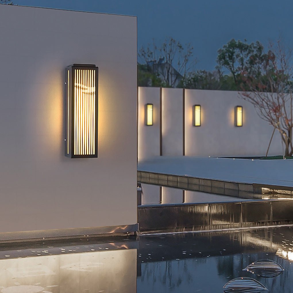 Outdoor Solar Wall Light Waterproof Garden Lamp