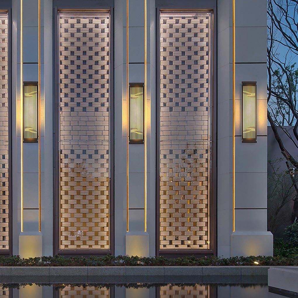 Outdoor Solar Wall Light Waterproof Garden Lamp