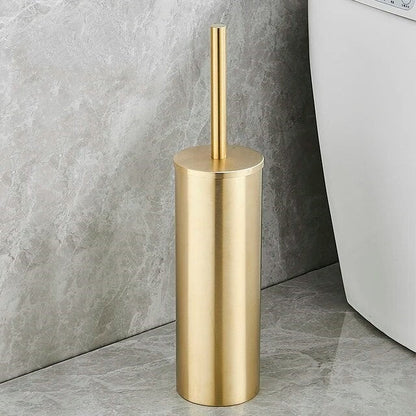 Premium Chrome Bathroom Toilet Brush Holder - Cofik