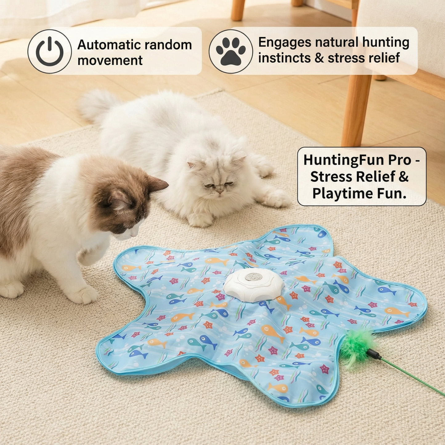 Interactive Pet Toy for Cats Stress Relief Fun