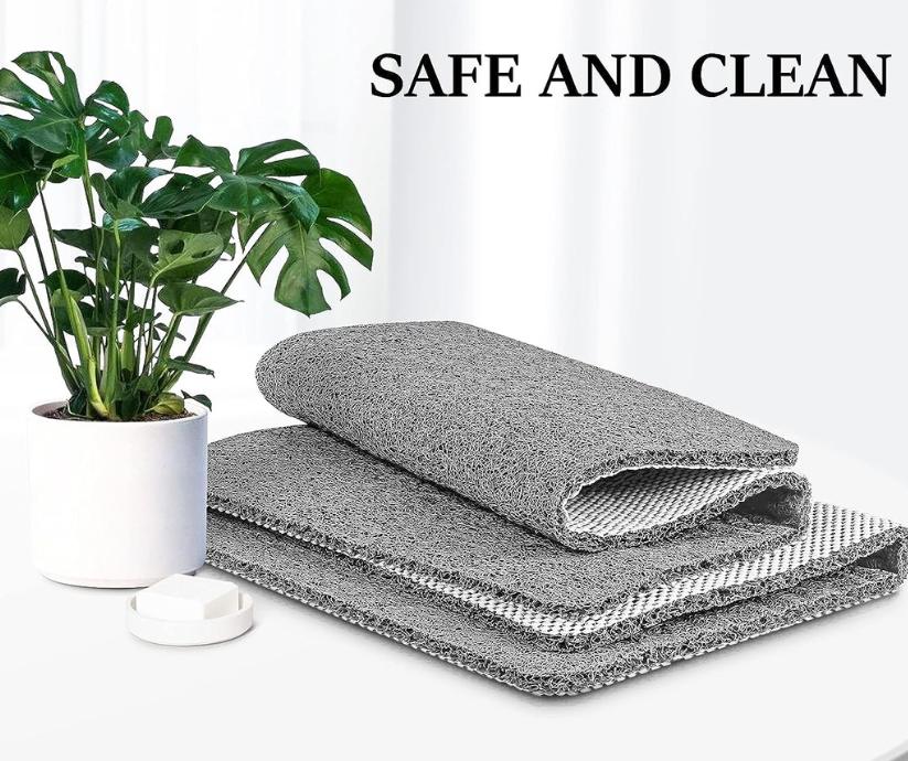 Soft Grip Bathroom Mat Anti Slip Mildew Resistant