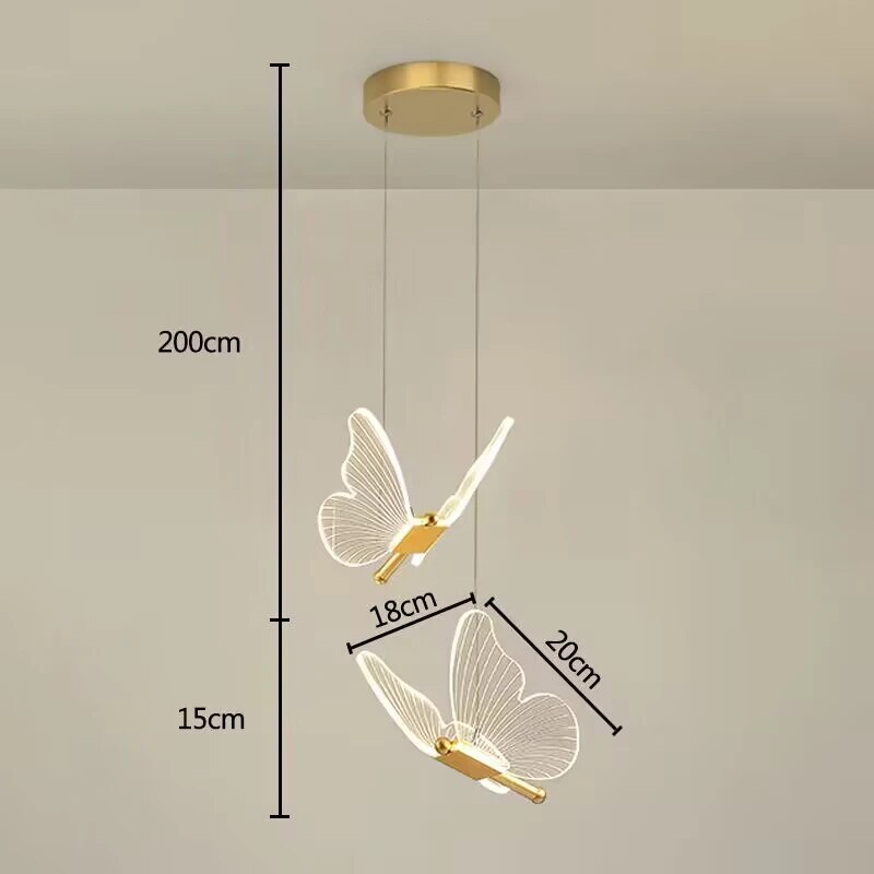 Colorful LED Hanging Wall Lamp