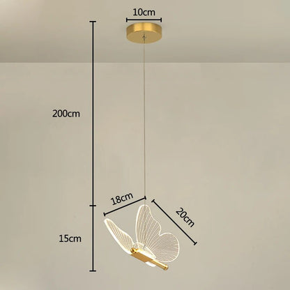 Colorful LED Hanging Wall Lamp