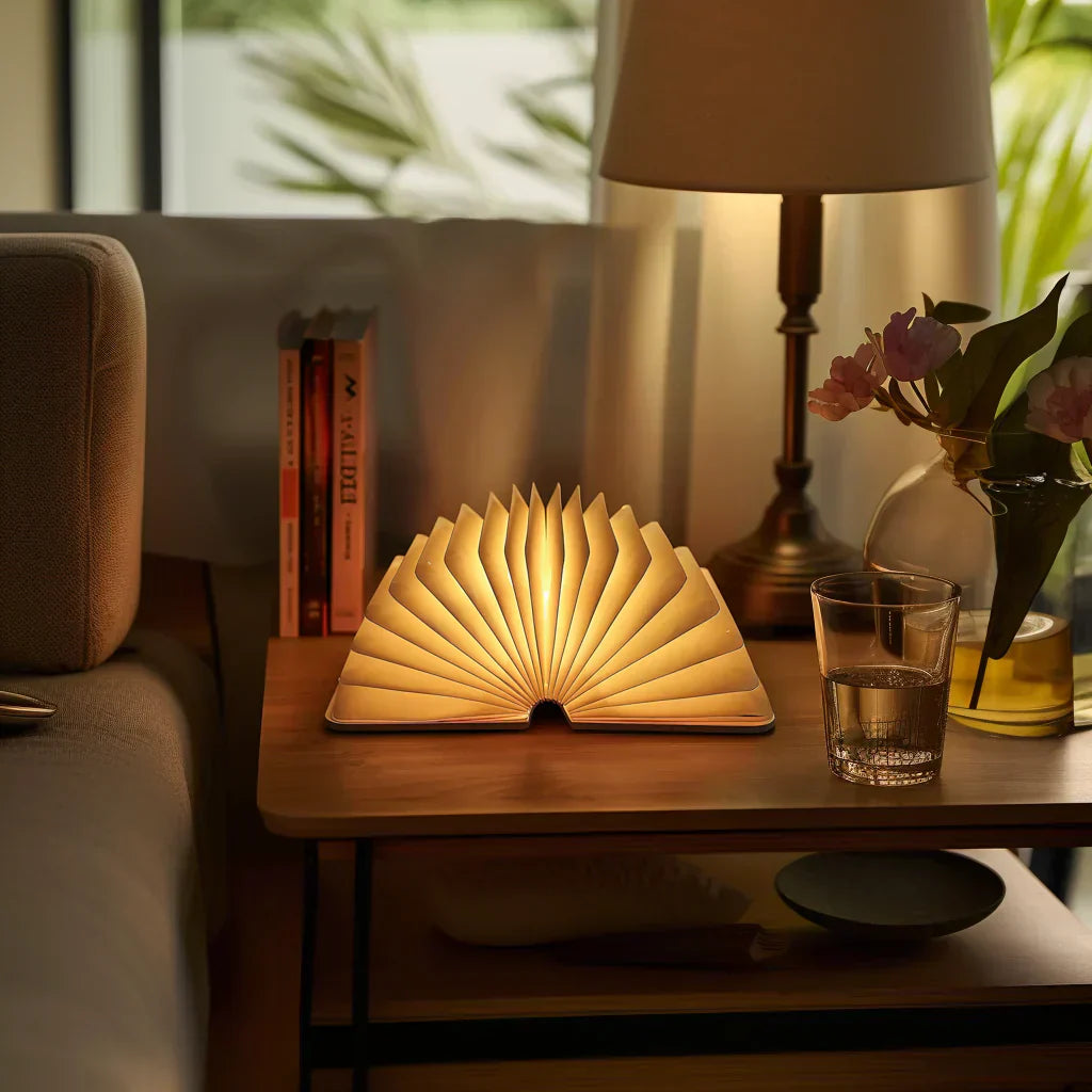 Portable Wooden LED Reading Lamp - Cofik