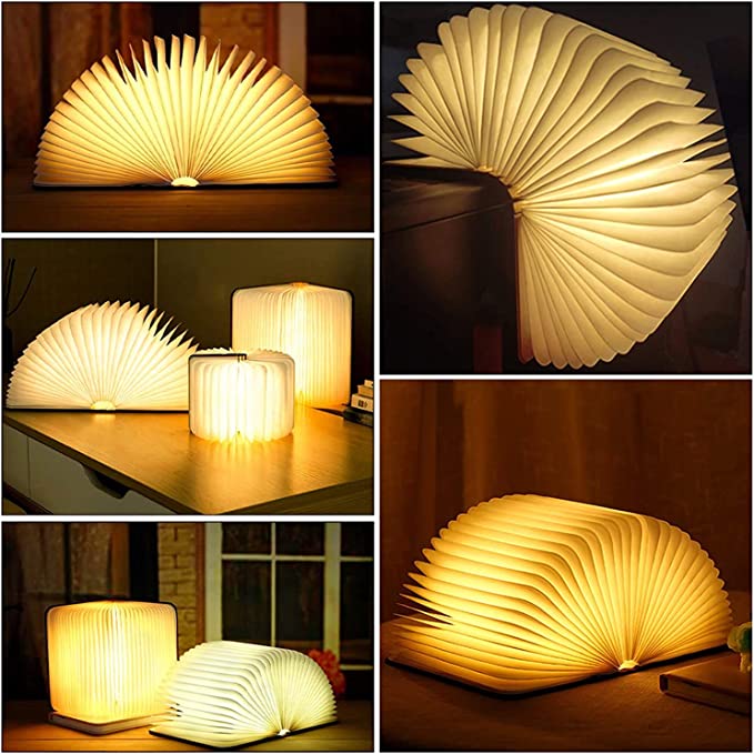 Portable Wooden LED Reading Lamp