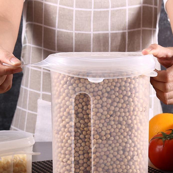 Leakproof Silicone Food Storage Lids (Set of 6)