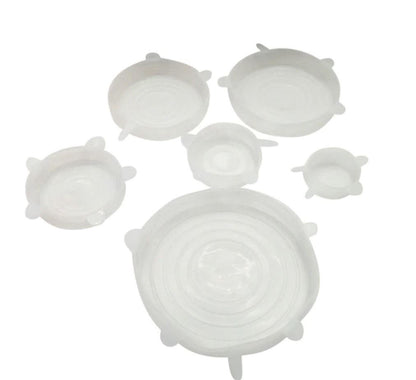Leakproof Silicone Food Storage Lids (Set of 6)