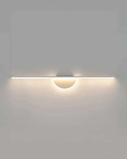 Contemporary Wooden Curved Wall Lamp