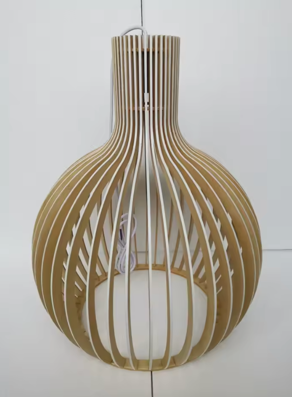 Natural Bamboo Pendant Lighting Fixture