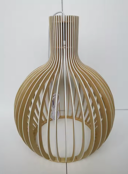 Natural Bamboo Pendant Lighting Fixture