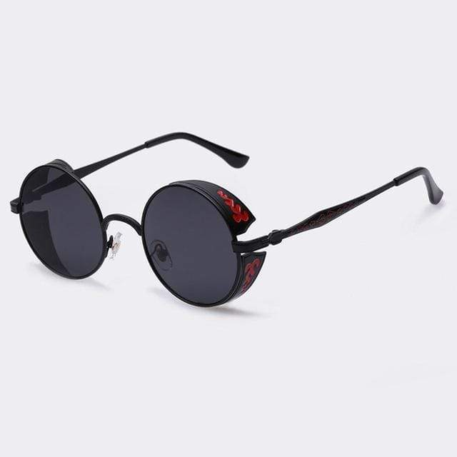 Unique Retro Circle Shade Sunglasses
