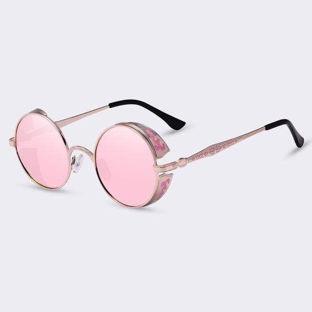 Unique Retro Circle Shade Sunglasses