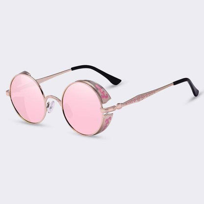 Unique Retro Circle Shade Sunglasses
