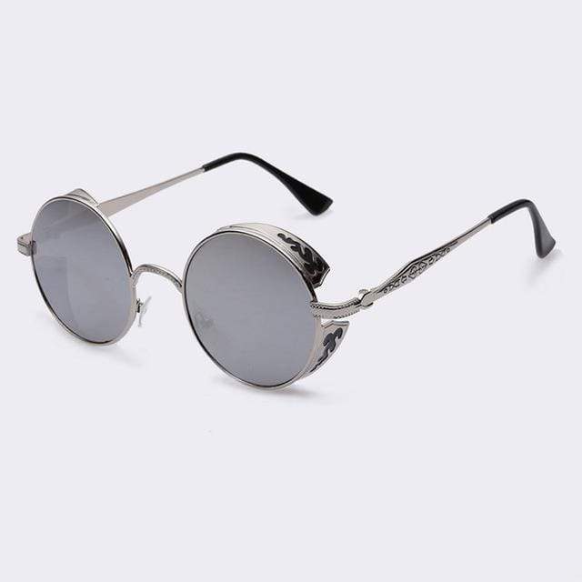 Unique Retro Circle Shade Sunglasses