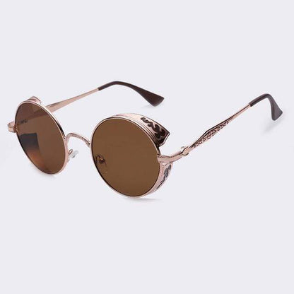 Unique Retro Circle Shade Sunglasses