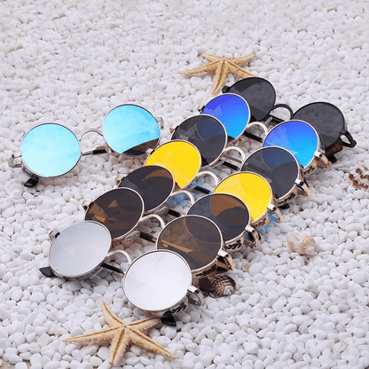 Unique Retro Circle Shade Sunglasses