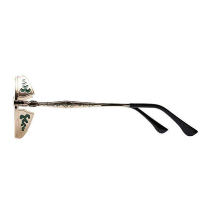 Unique Retro Circle Shade Sunglasses