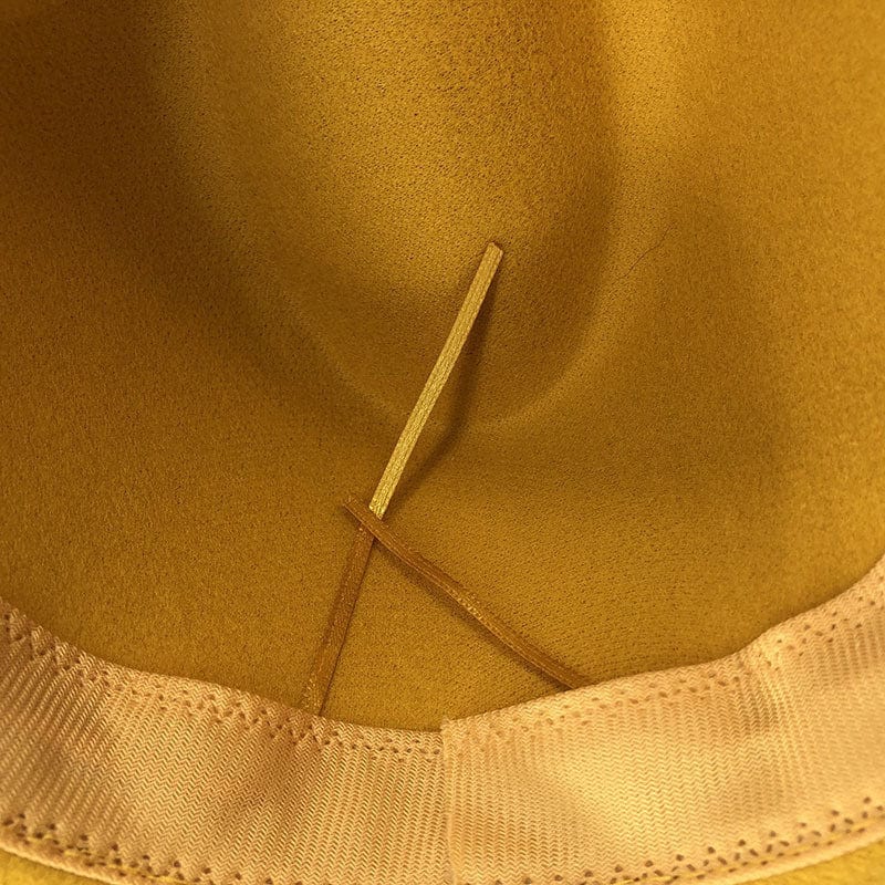 Classic Soft Leather Fedora Hat