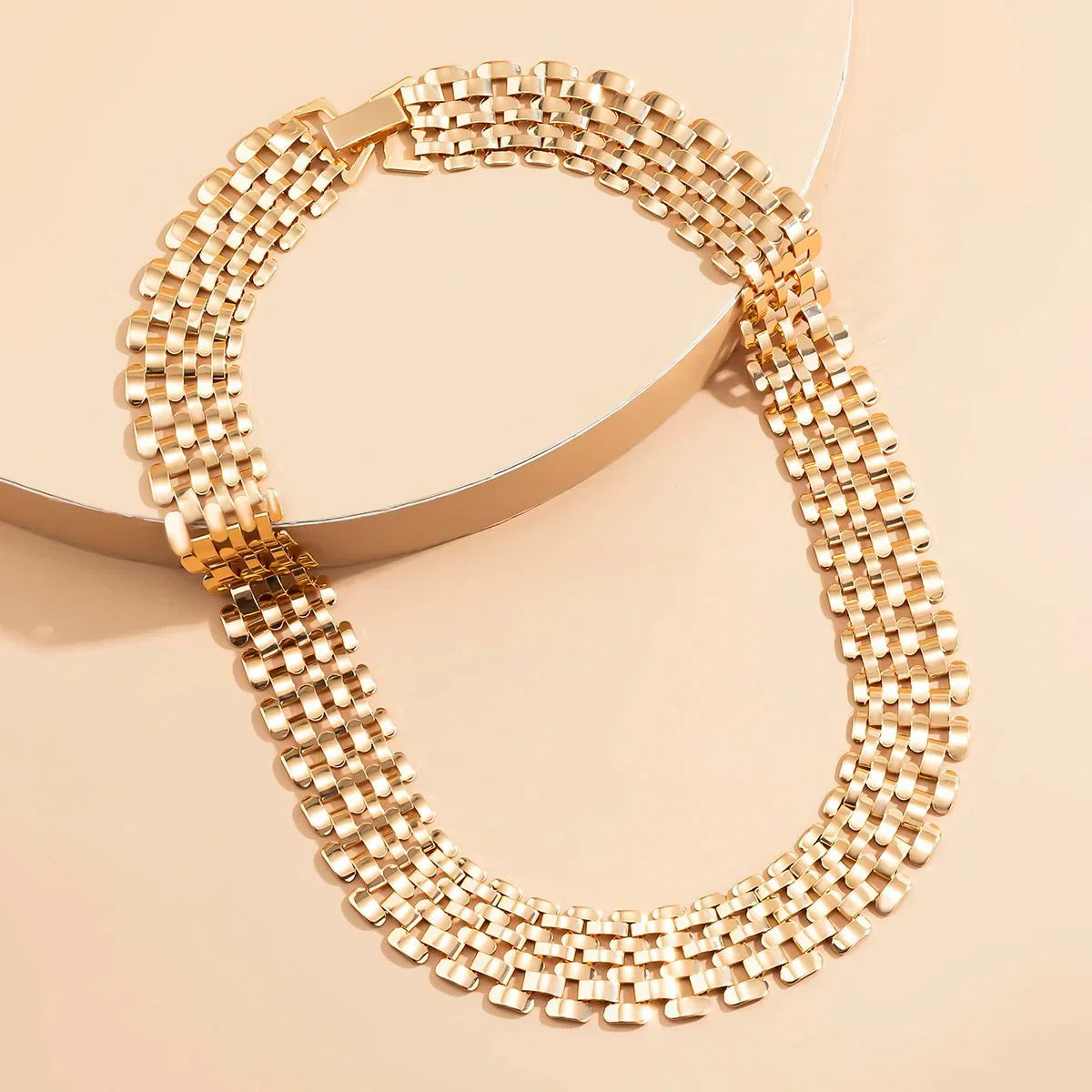 Delicate Thin Bar Chain Choker Necklace