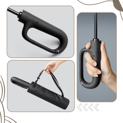 Wind Resistant Umbrella with Automatic Lock