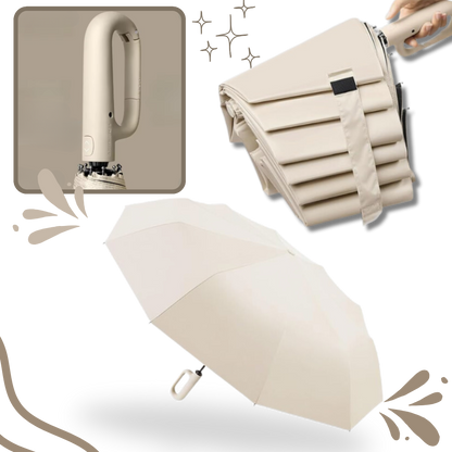 Wind Resistant Umbrella with Automatic Lock
