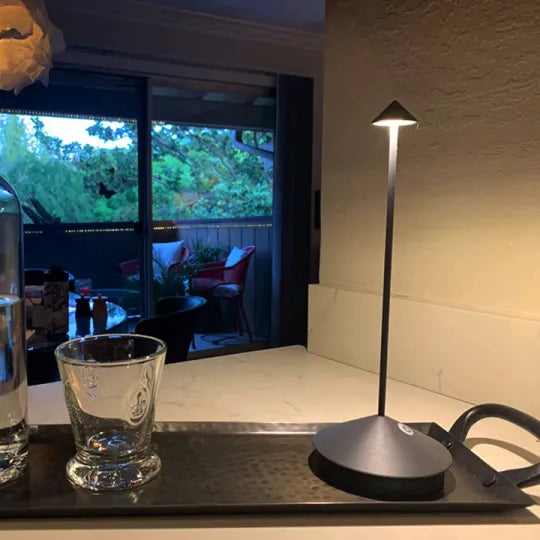 Slim LED Desk Lamp with Bright White Light