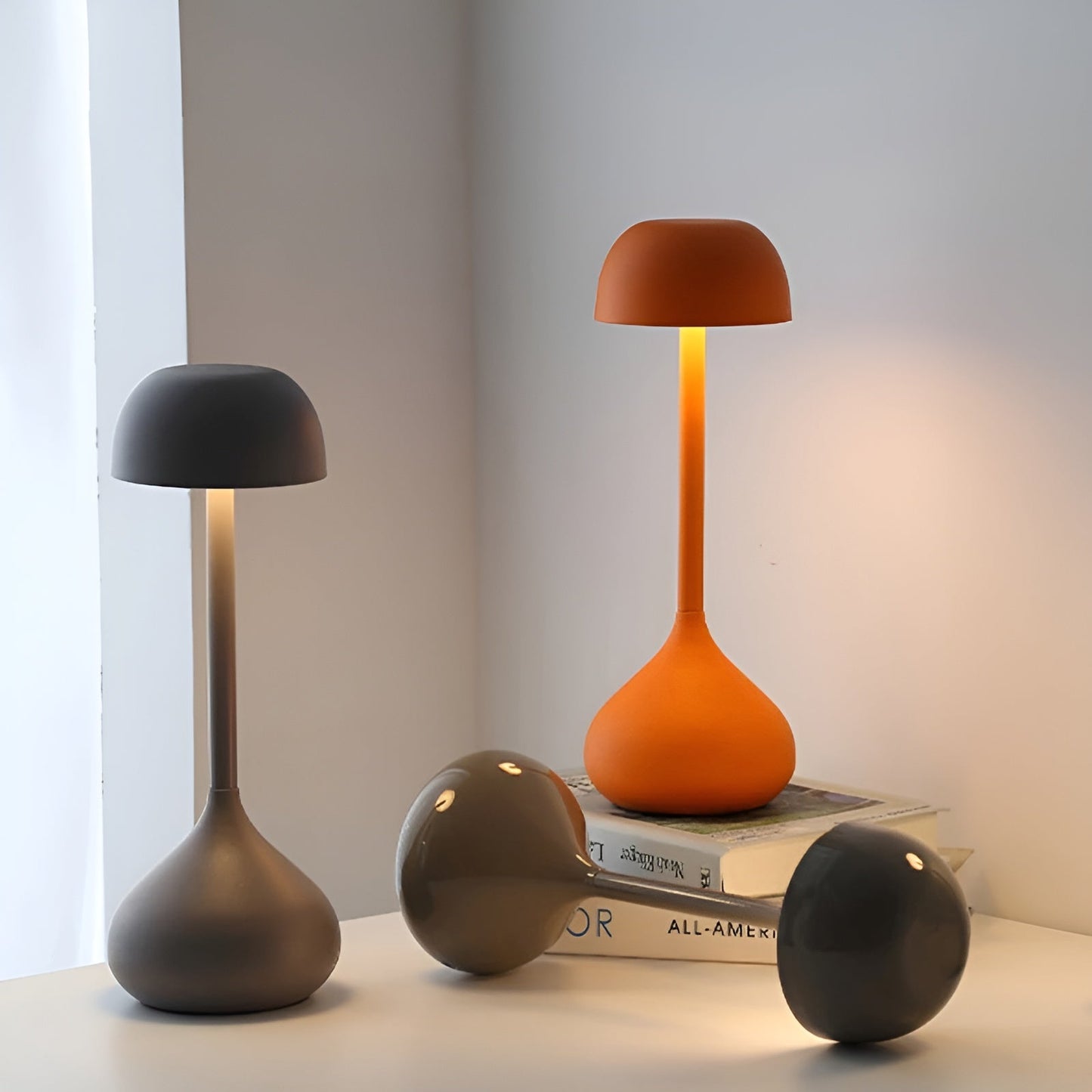 Bright Adjustable Desk Mushroom Lamp