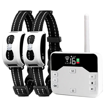 Wireless Fence & Training Collar 2-in-1 - Waterproof & Rechargeable