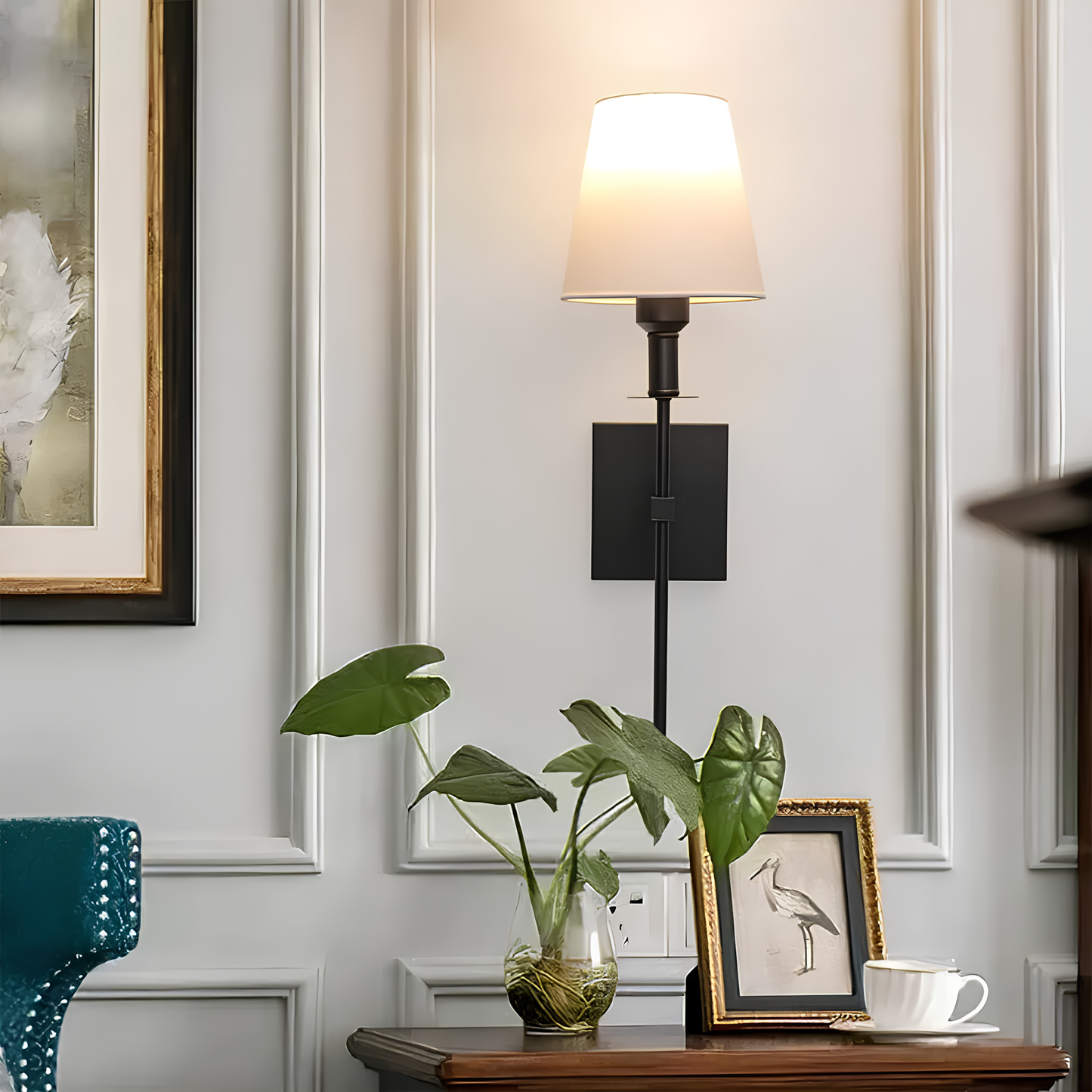Elegant Slim Wireless LED Wall Light