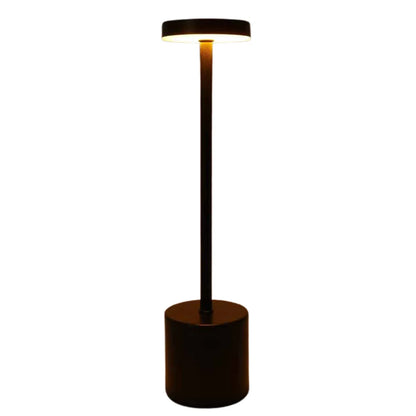Sleek Silver LED Desk Lamp