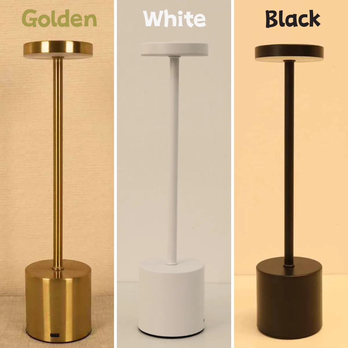 Sleek Silver LED Desk Lamp