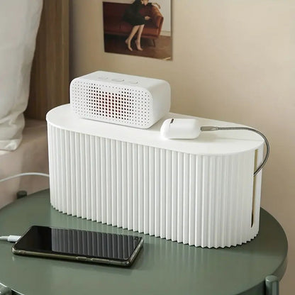 Compact Desk Cable Organizer Box - Cofik