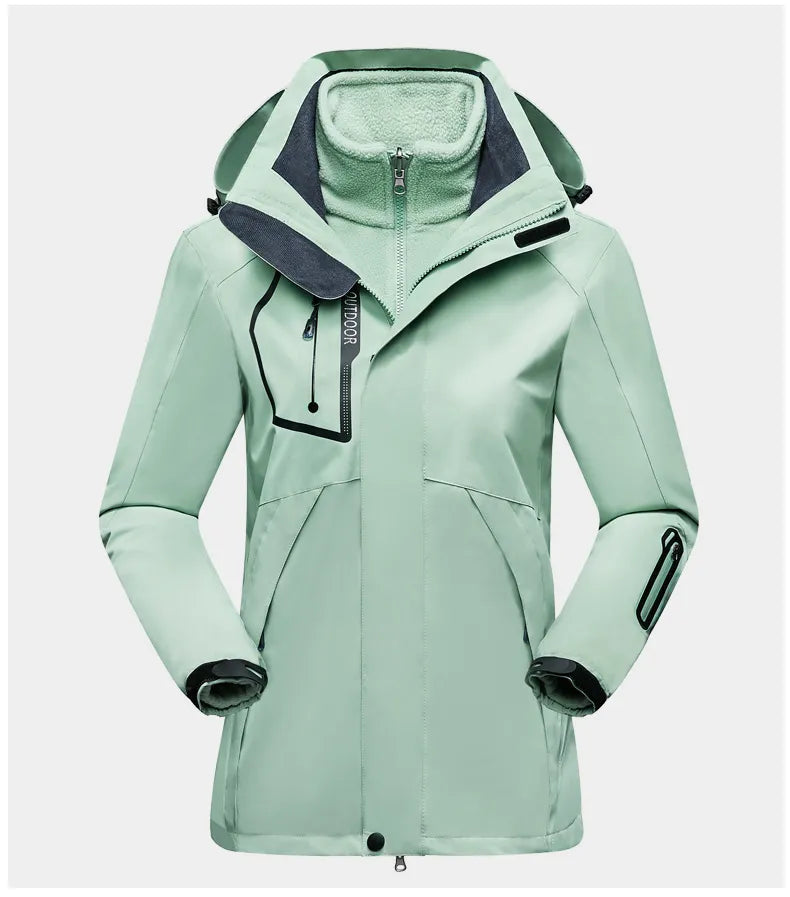 Women's 3-in-1 Outdoor Protective Jacket