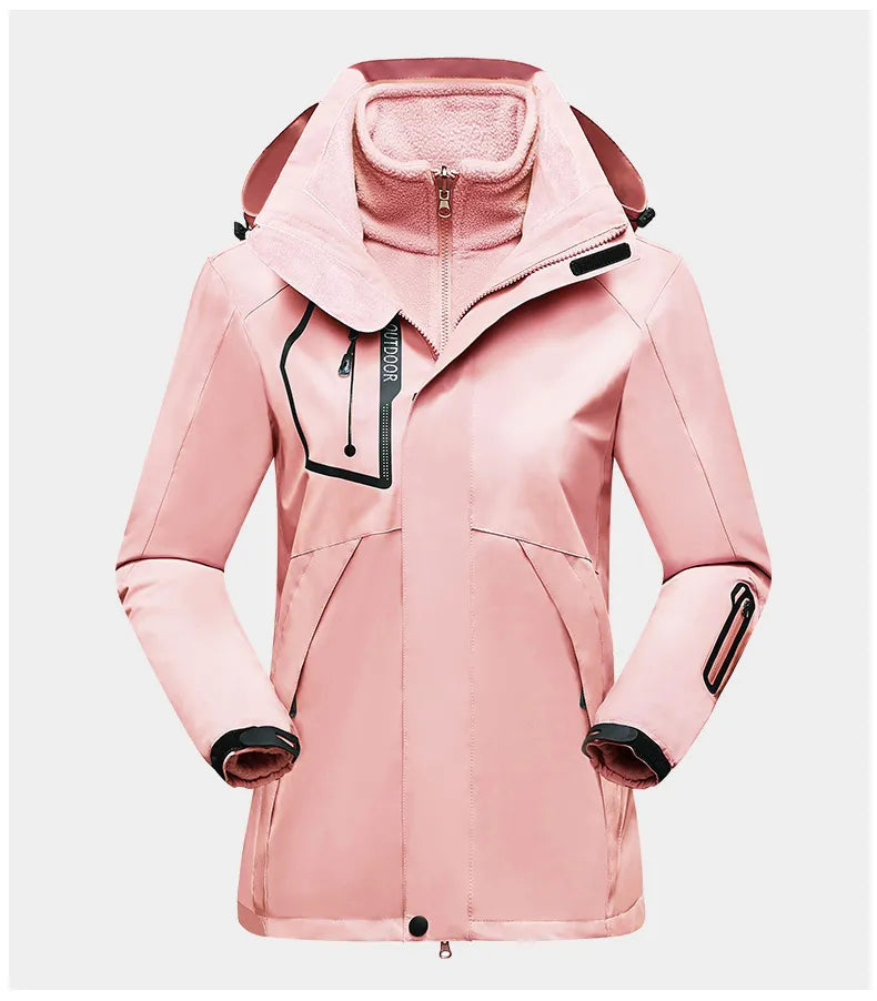 Women's 3-in-1 Outdoor Protective Jacket