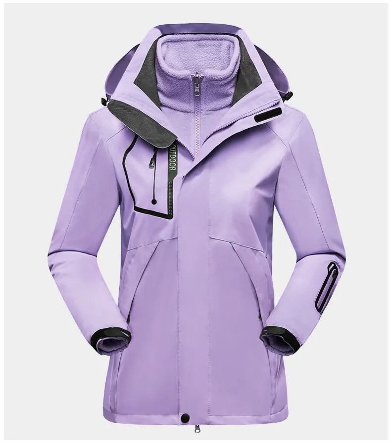 Women's 3-in-1 Outdoor Protective Jacket