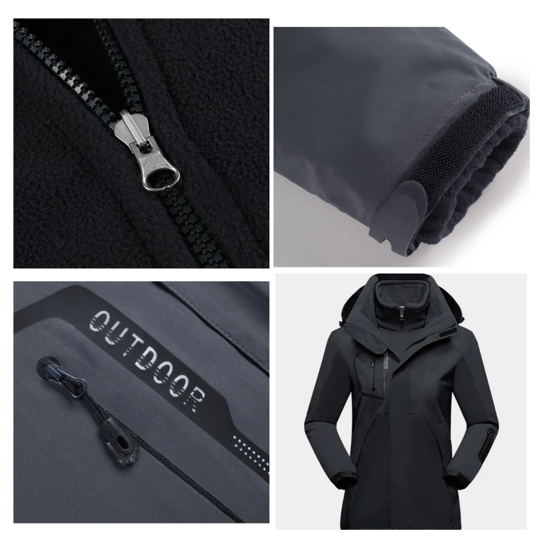 Women's 3-in-1 Outdoor Protective Jacket