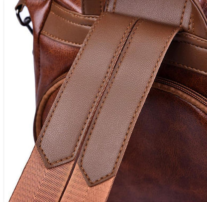 Secure Ladies Leather Rucksack